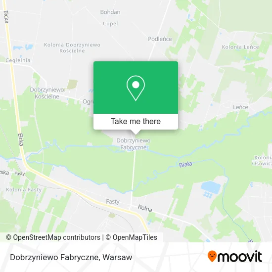 Карта Dobrzyniewo Fabryczne