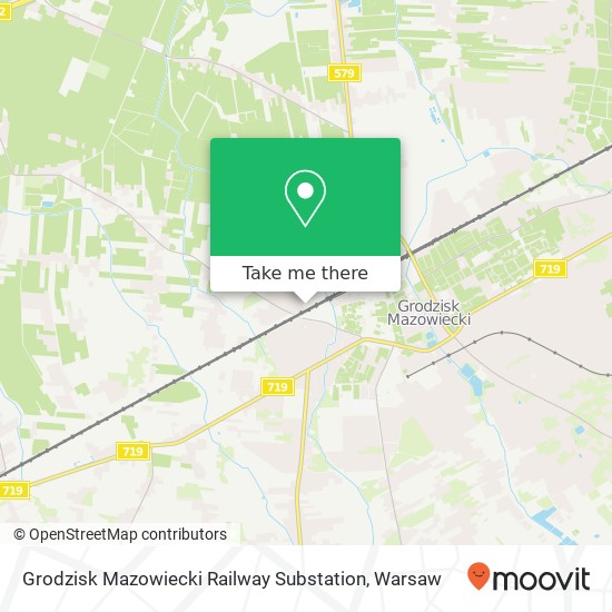 Grodzisk Mazowiecki Railway Substation map