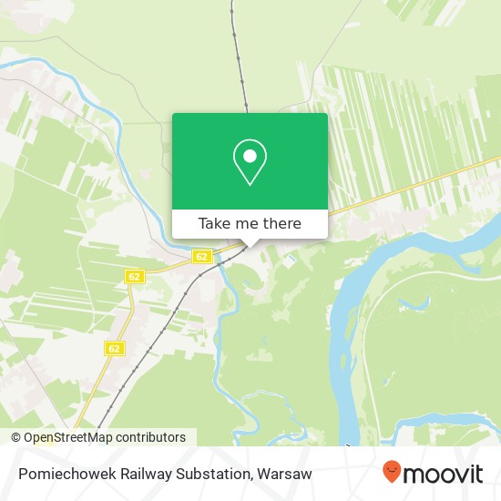 Pomiechowek Railway Substation map