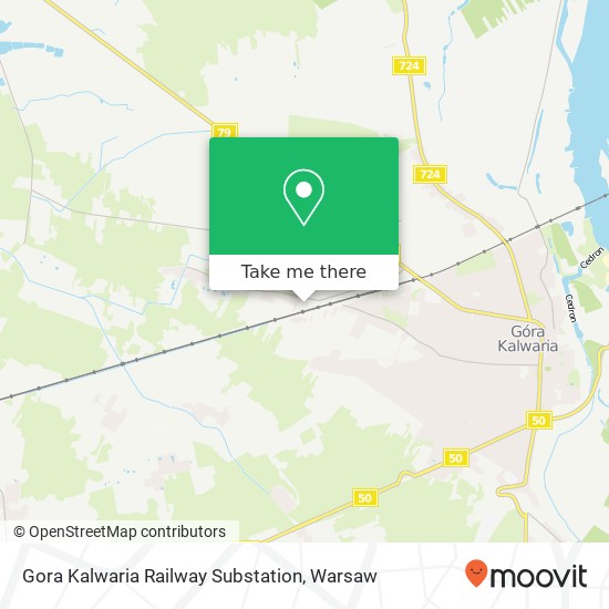 Gora Kalwaria Railway Substation map