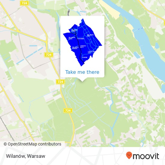 Wilanów map