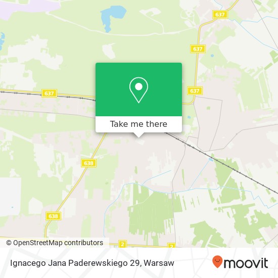 Ignacego Jana Paderewskiego 29 map