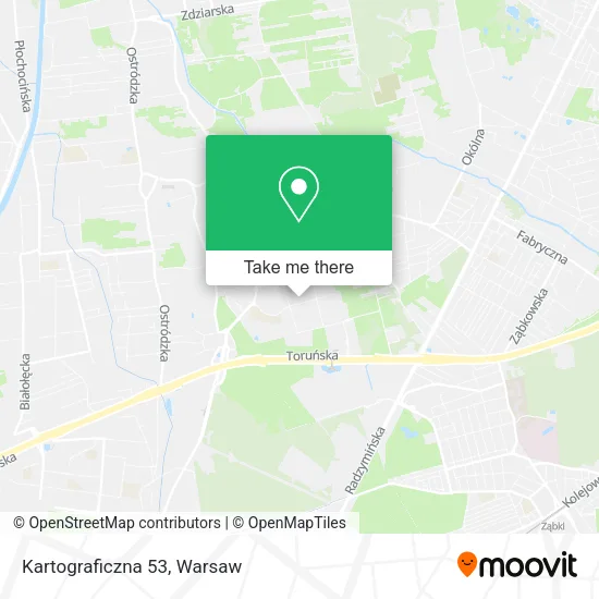 Kartograficzna 53 map