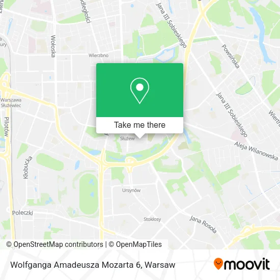 Wolfganga Amadeusza Mozarta 6 map