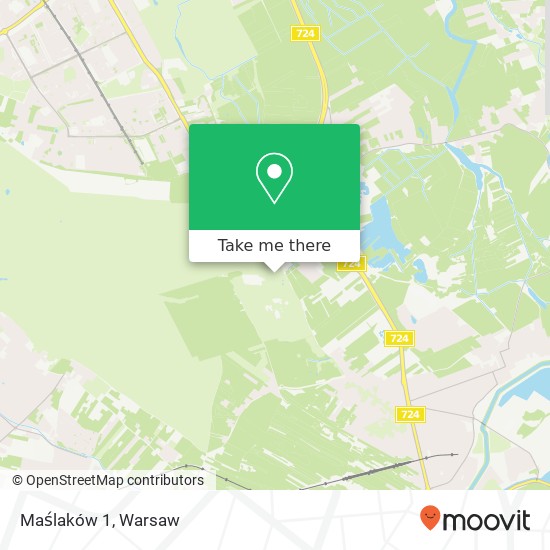 Maślaków 1 map