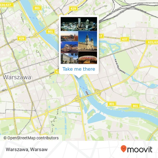 Warszawa map