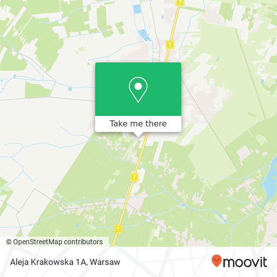 Aleja Krakowska 1A map