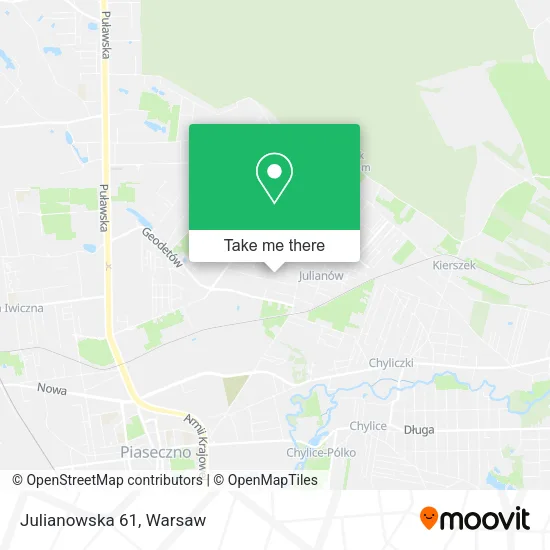 Julianowska 61 map