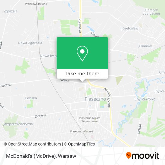 McDonald's (McDrive) map