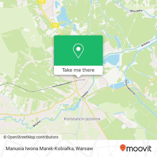 Manusia Iwona Marek-Kobiałka, ulica 1000-lecia PP 05-520 Konstancin-Jeziorna map