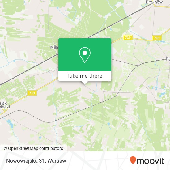 Nowowiejska 31 map