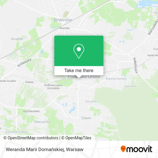 Карта Weranda Marii Domańskiej