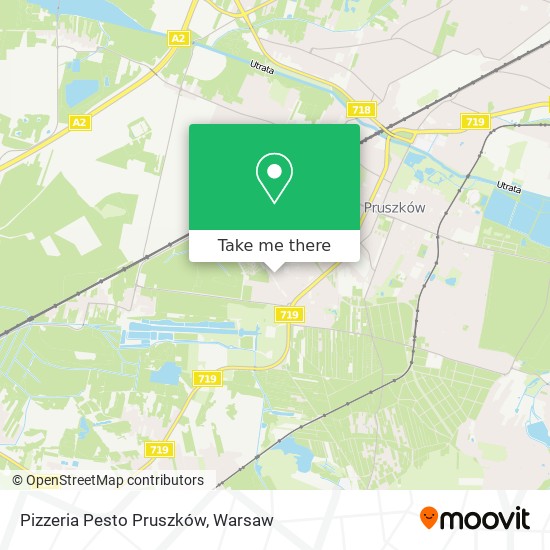 Pizzeria Pesto Pruszków map