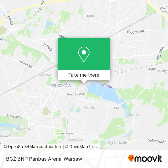 BGŻ BNP Paribas Arena map