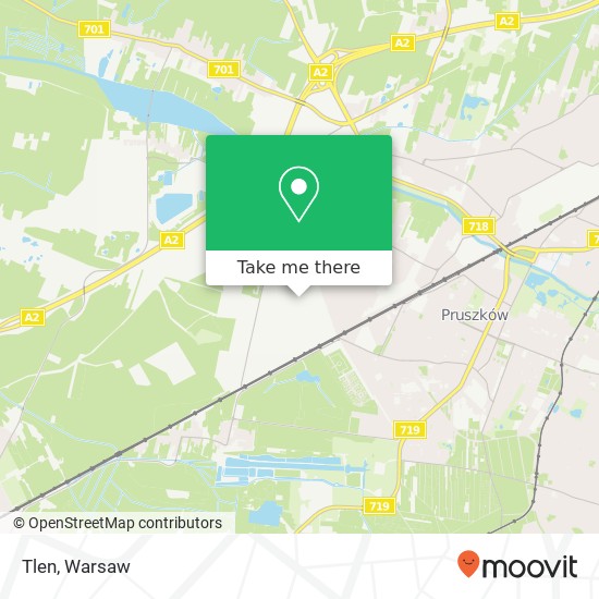 Tlen, ulica Groblowa 5 05-804 Pruszkow map