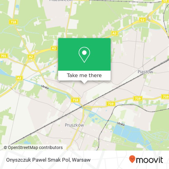 Onyszczuk Pawel Smak Pol, ulica Adama Mickiewicza 30 Pruszkow map