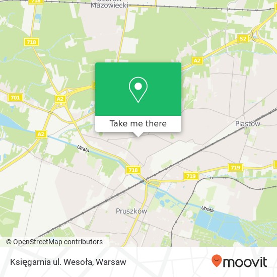 Księgarnia ul. Wesoła map