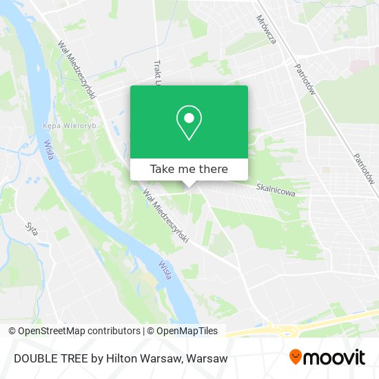 DOUBLE TREE by Hilton Warsaw map