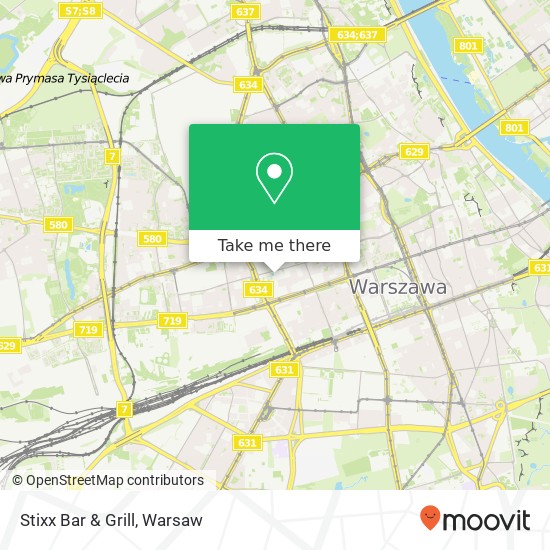 Stixx Bar & Grill, plac Europejski 4 00-846 Warszawa map