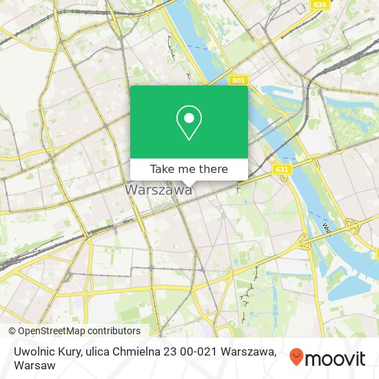 Uwolnic Kury, ulica Chmielna 23 00-021 Warszawa map