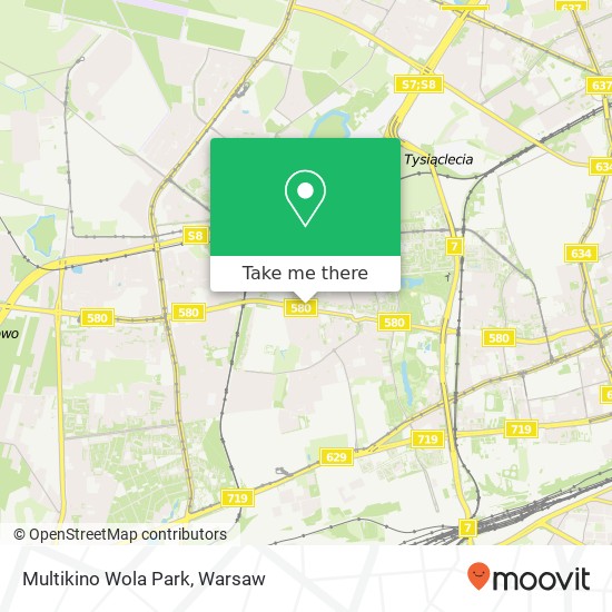 Multikino Wola Park map