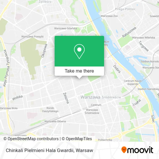 Chinkali Pielmieni Hala Gwardii map