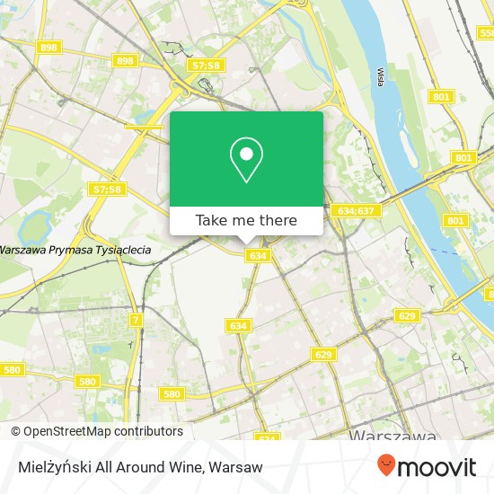 Mielżyński All Around Wine map