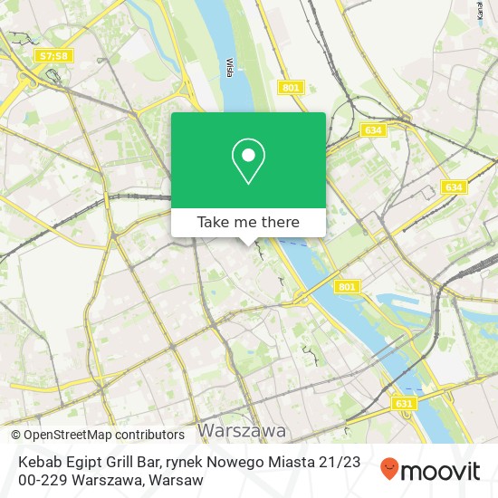 Kebab Egipt Grill Bar, rynek Nowego Miasta 21 / 23 00-229 Warszawa map