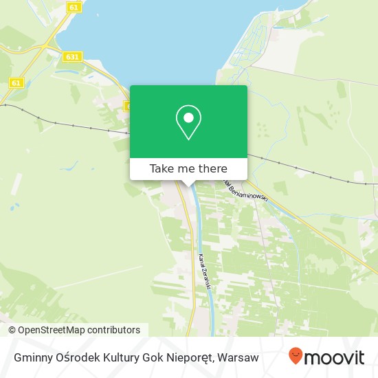 Gminny Ośrodek Kultury Gok Nieporęt map