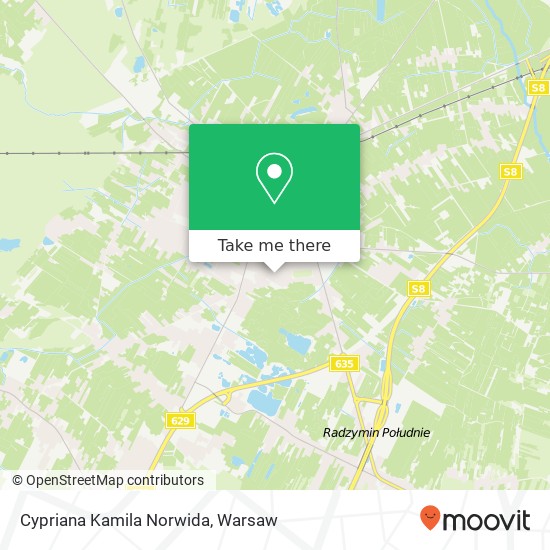 Cypriana Kamila Norwida map