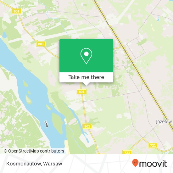 Kosmonautów map