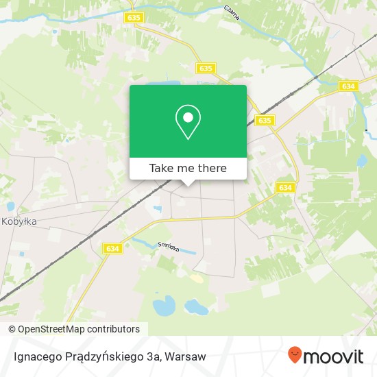 Ignacego Prądzyńskiego 3a map