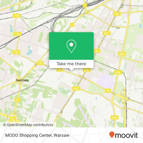 MODO Shopping Center map