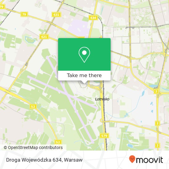 Droga Wojewódzka 634 map