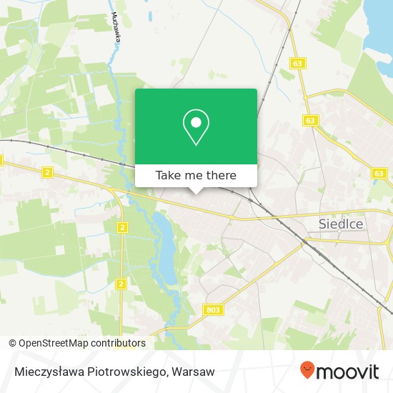 Mieczysława Piotrowskiego map