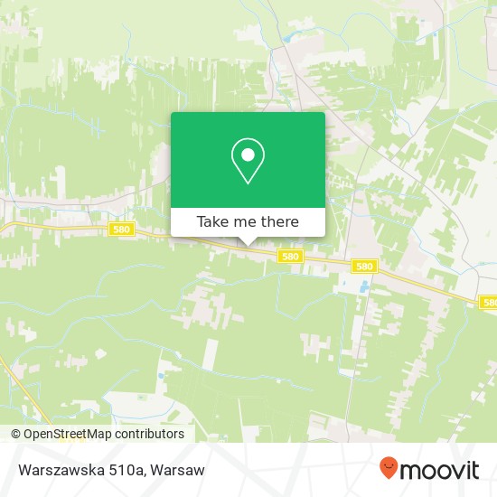 Warszawska 510a map