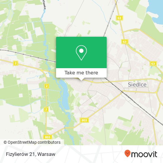 Fizylierów 21 map