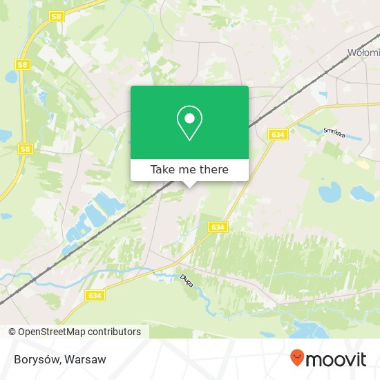 Borysów map