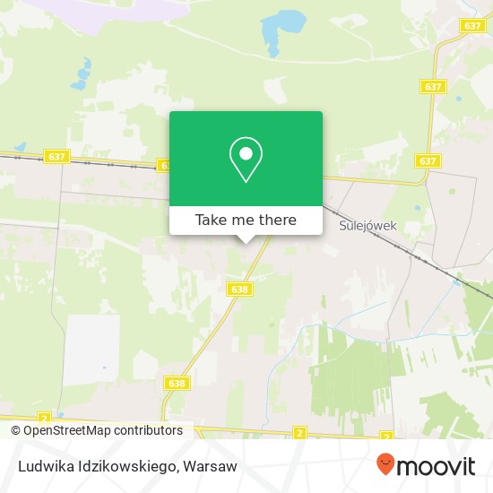 Ludwika Idzikowskiego map