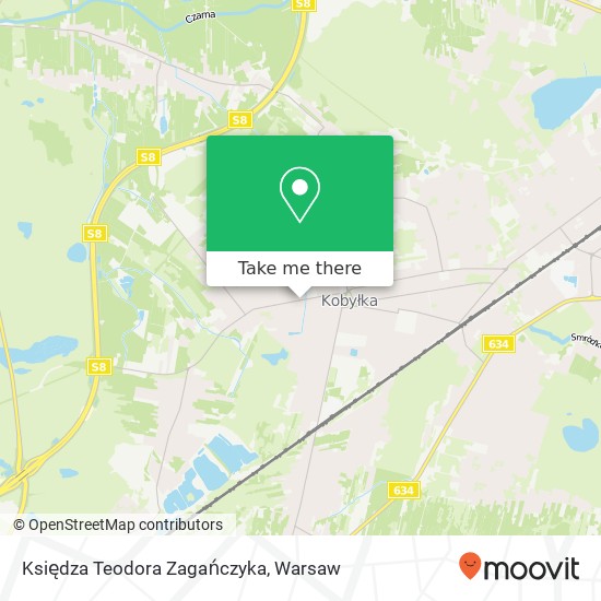 Księdza Teodora Zagańczyka map