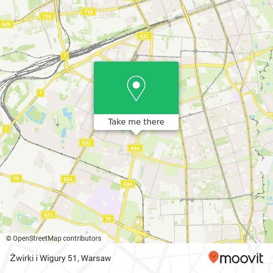 Żwirki i Wigury 51 map