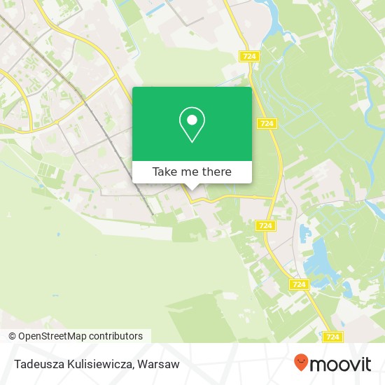 Tadeusza Kulisiewicza map