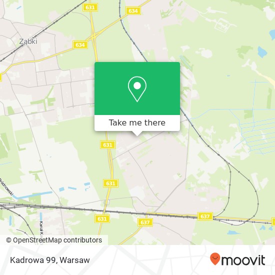 Kadrowa 99 map