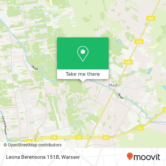 Leona Berensona 151B map