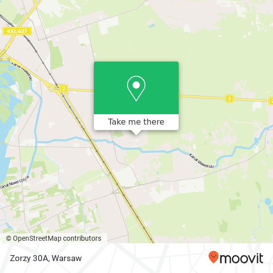 Zorzy 30A map