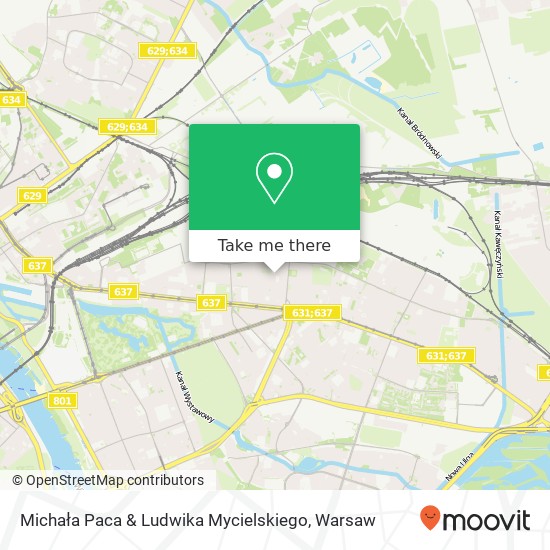 Michała Paca & Ludwika Mycielskiego map