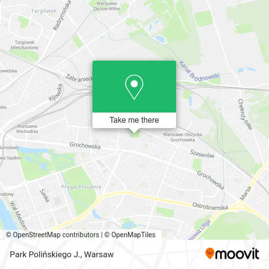 Park Polińskiego J. map