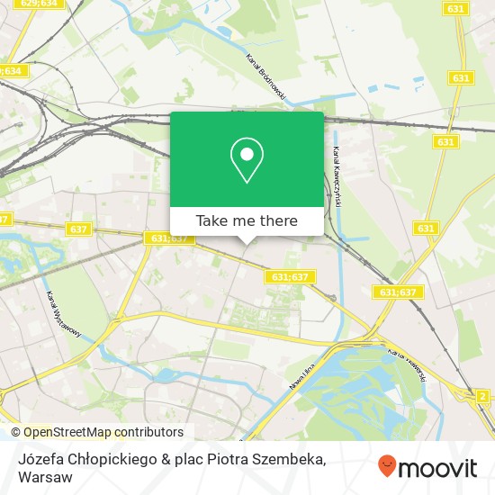 Józefa Chłopickiego & plac Piotra Szembeka map