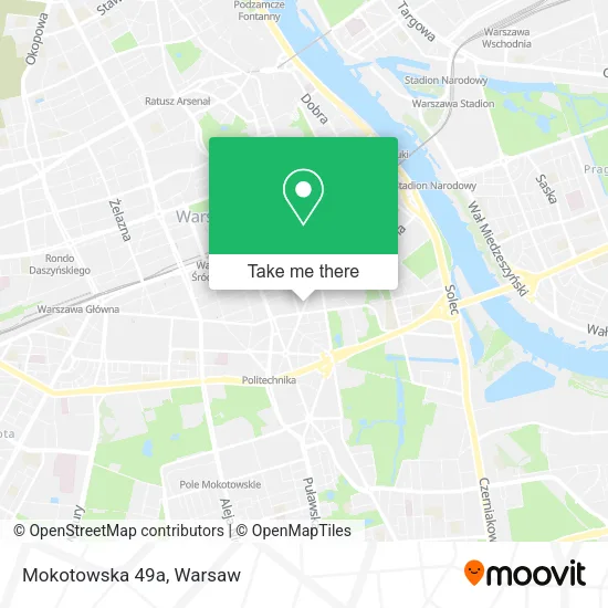 Mokotowska 49a map
