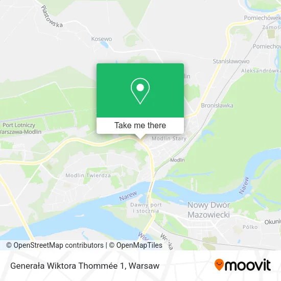 Generała Wiktora Thommée 1 map